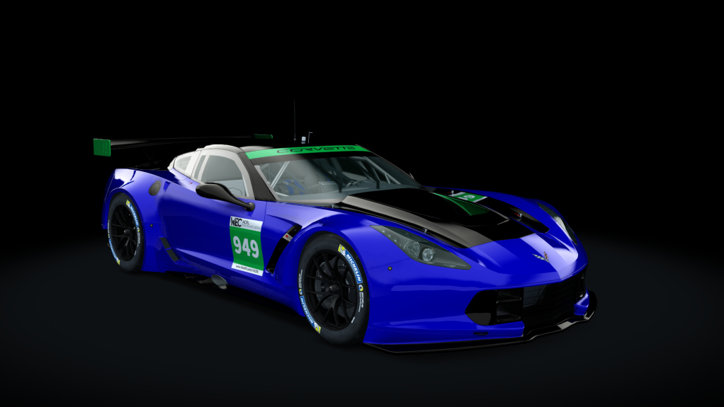 acrl_Chevrolet Corvette C7R, skin ACRL_S18_4_ManRay