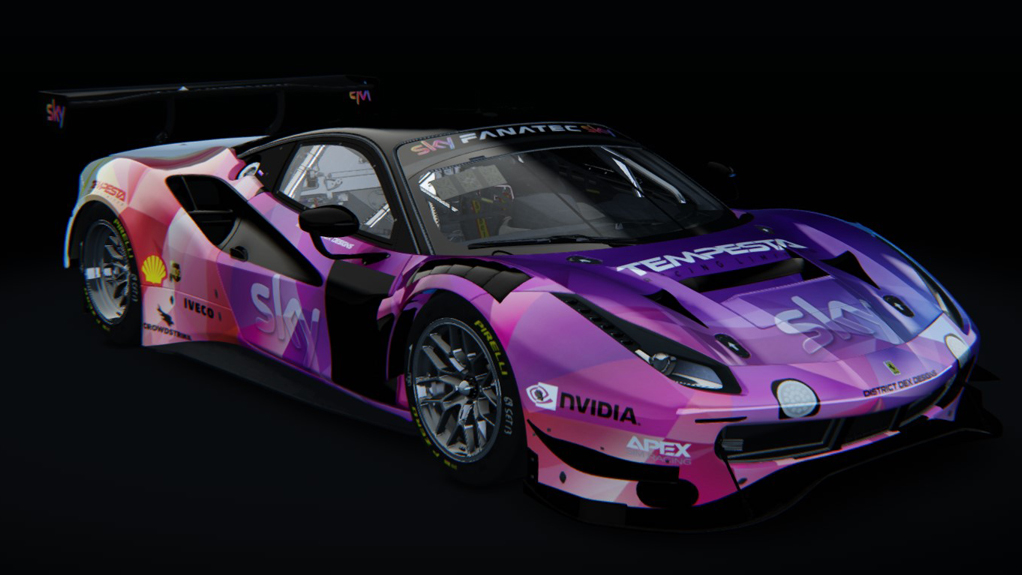 acrl_Ferrari 488 GTE, skin ACRL_2023_2_1429_IainPrentice