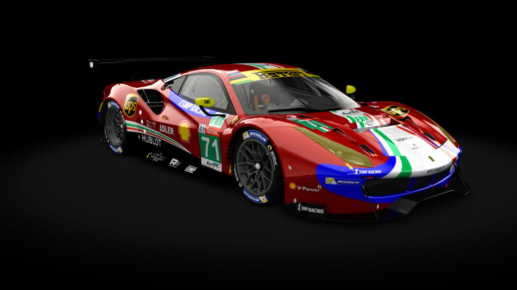 acrl_Ferrari 488 GTE, skin AF_Corse_LeMans_2018_71