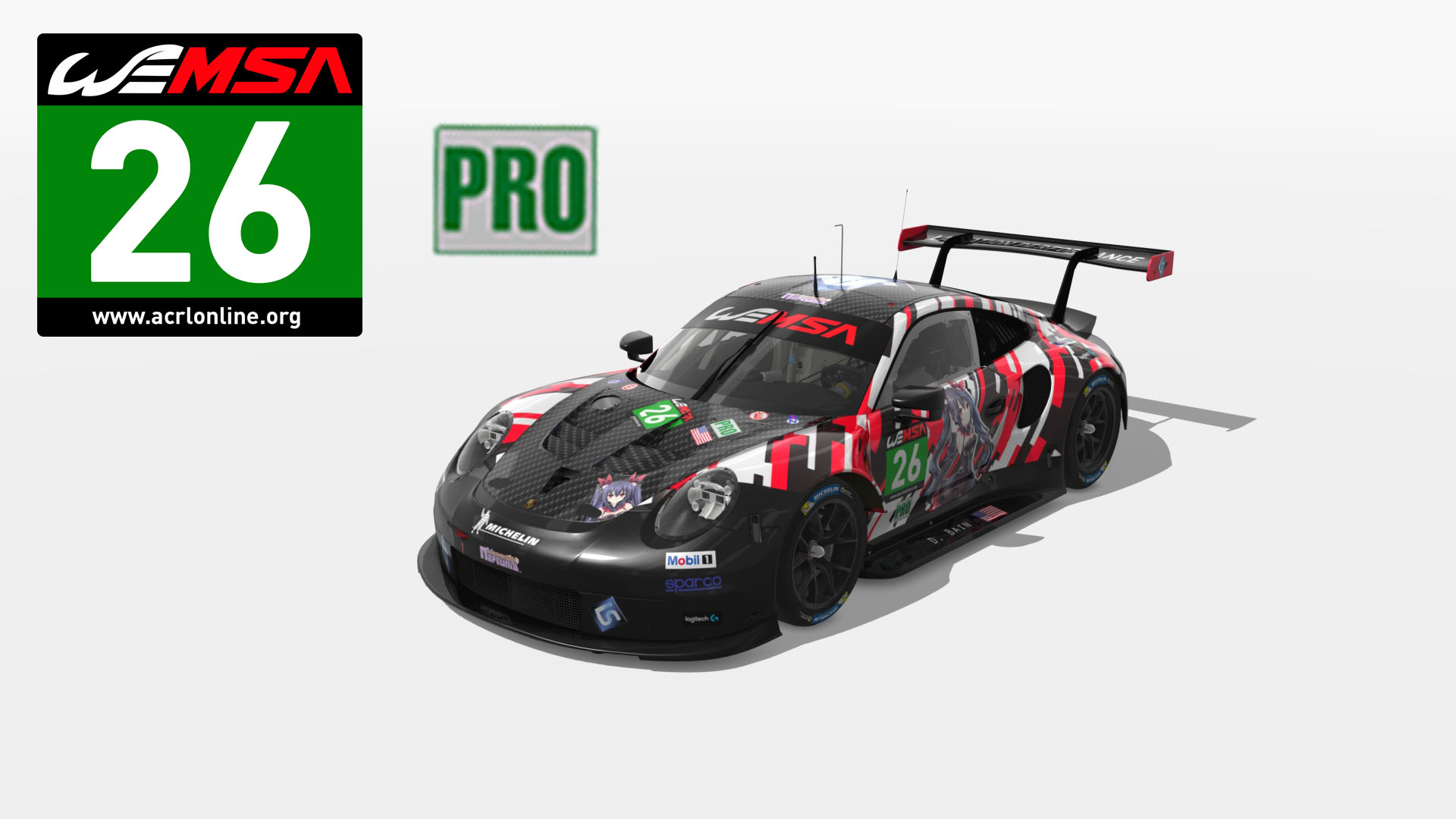 acrl_Porsche 911 RSR 2017, skin ACRL_2020_2_203_TheDuckies