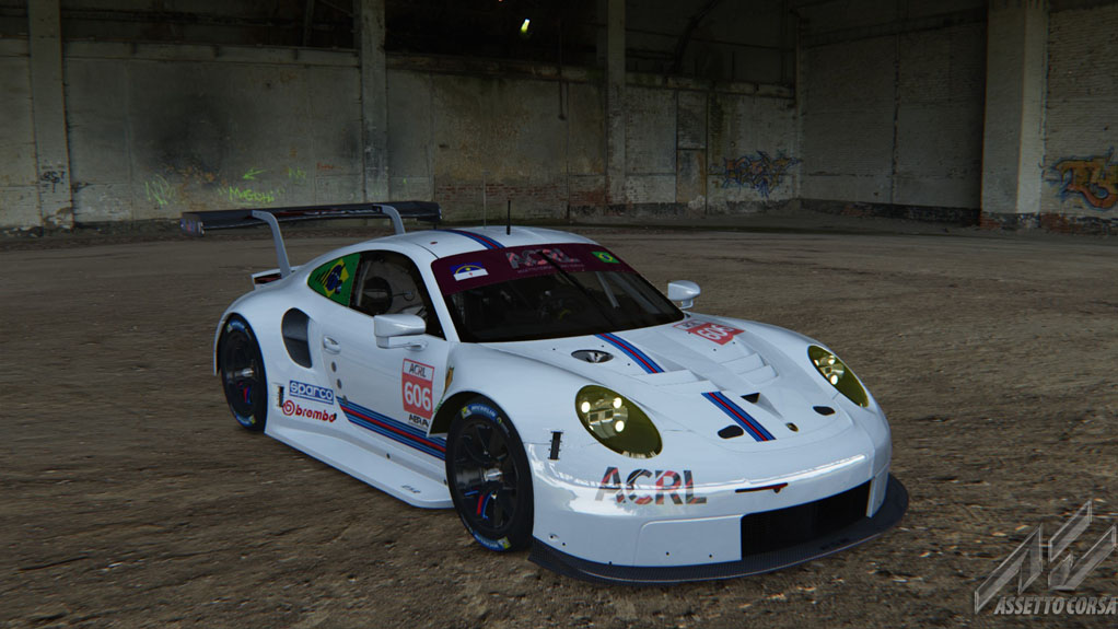 acrl_Porsche 911 RSR 2017, skin ACRL_S18_4_Cintra13_branco