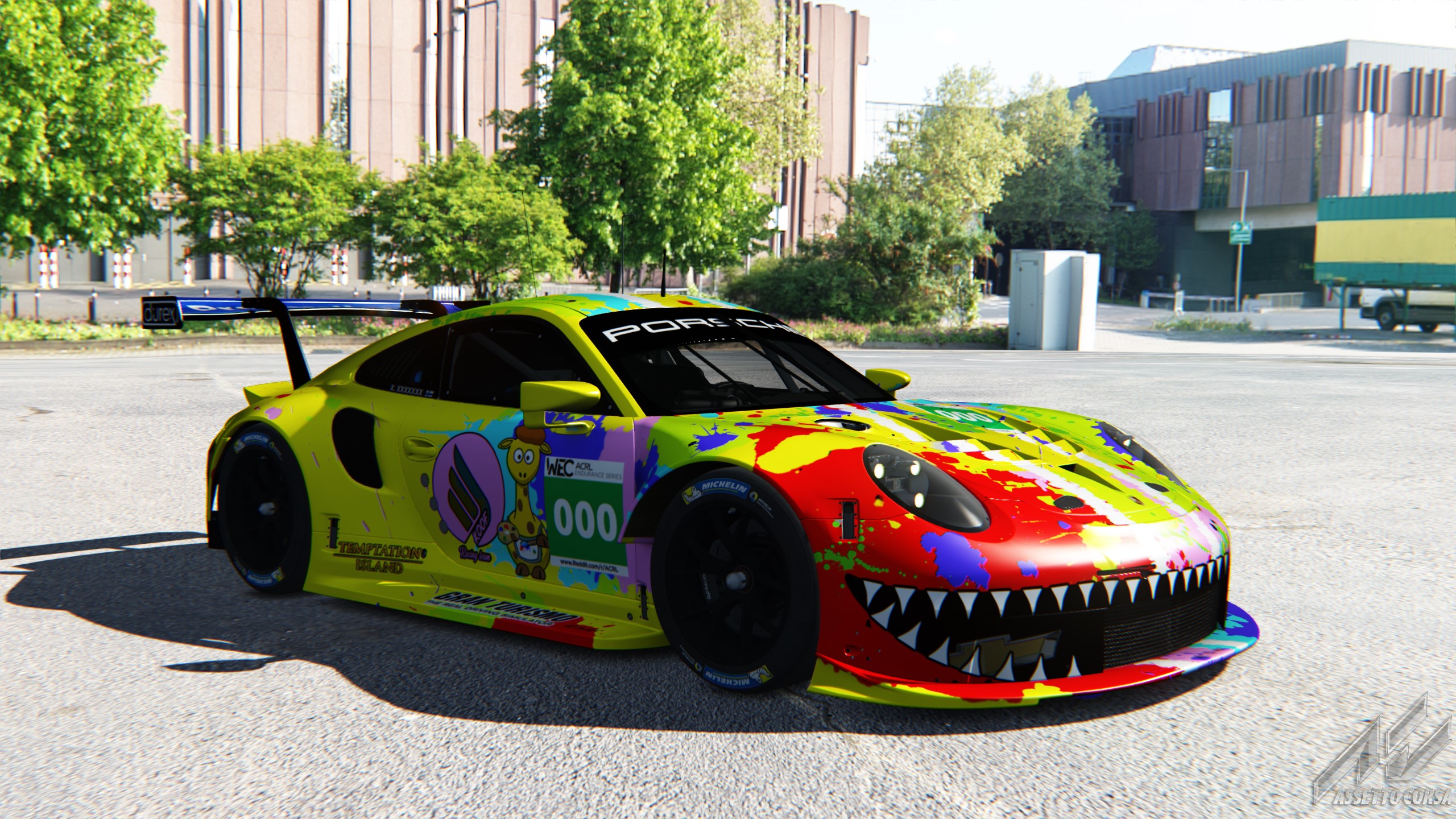 acrl_Porsche 911 RSR 2017, skin ACRL_S18_4_Malinen
