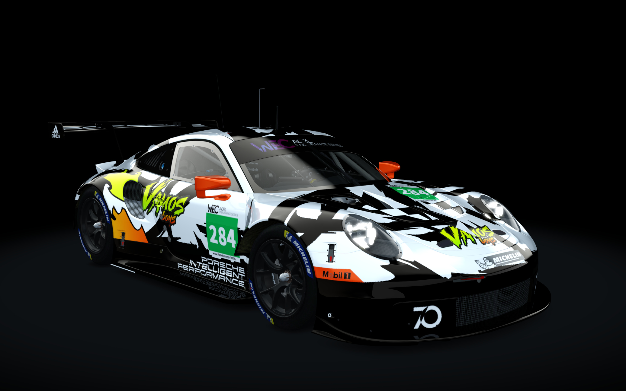 acrl_Porsche 911 RSR 2017, skin ACRL_S18_4_PS