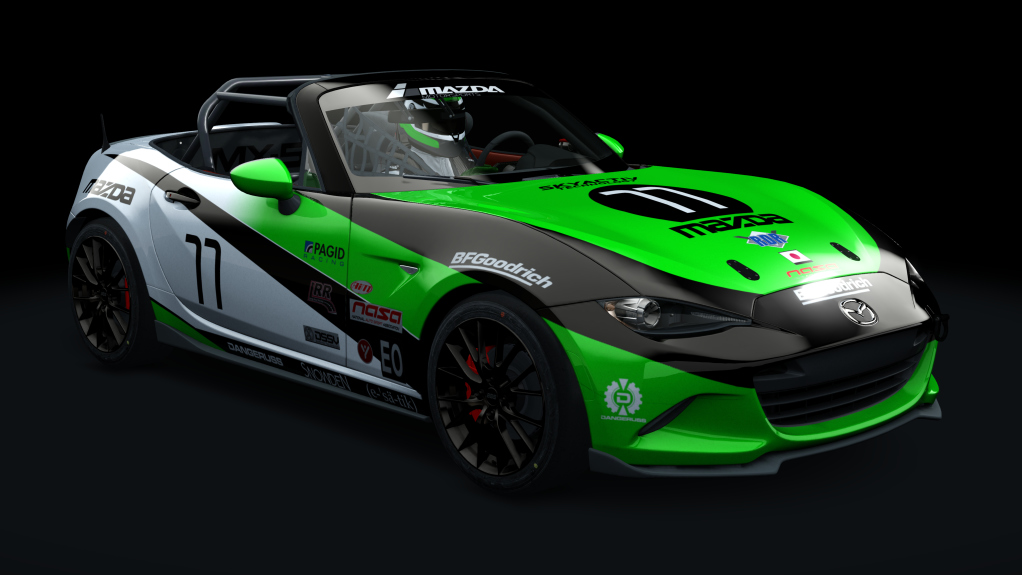 ASRL Mazda MX5 Cup, skin dngr_77_lime_green