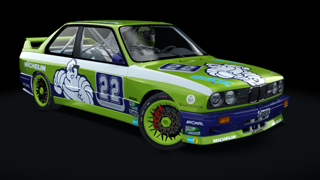 BMW M3 E30 Gr.A 92, skin AlpinaMichelin-22