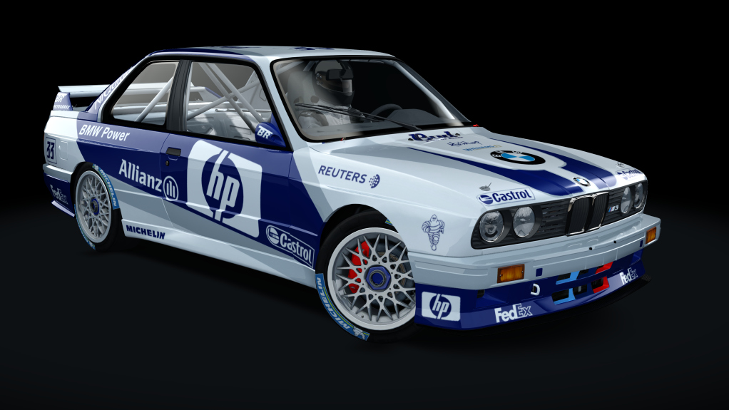 BMW M3 E30 Gr.A 92, skin BMW E30 DTM Williams