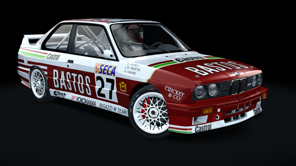 BMW M3 E30 Gr.A 92, skin Bastos-14