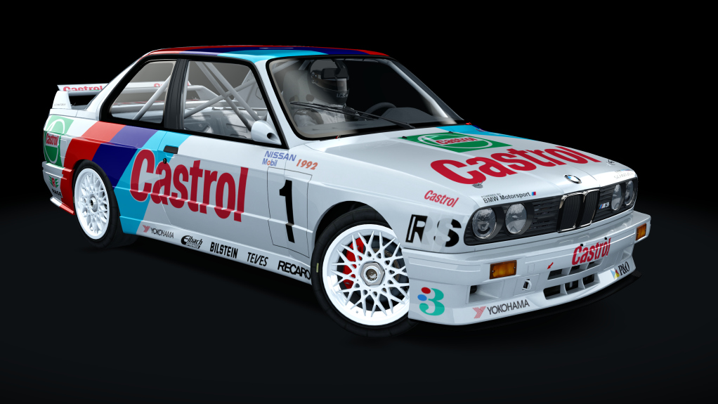BMW M3 E30 Gr.A 92, skin E30_CASTROL01