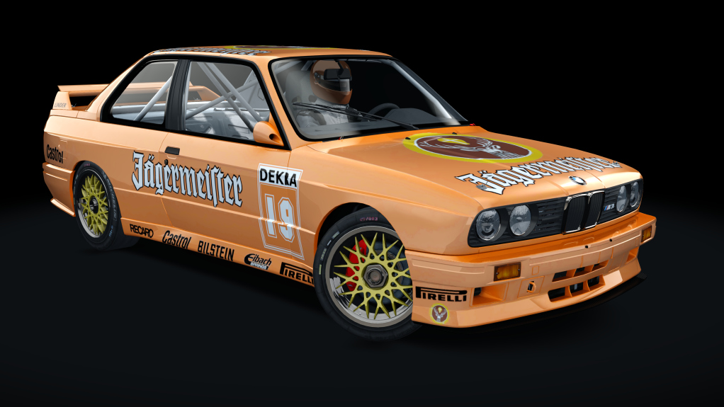 BMW M3 E30 Gr.A 92, skin Jagermeister-19