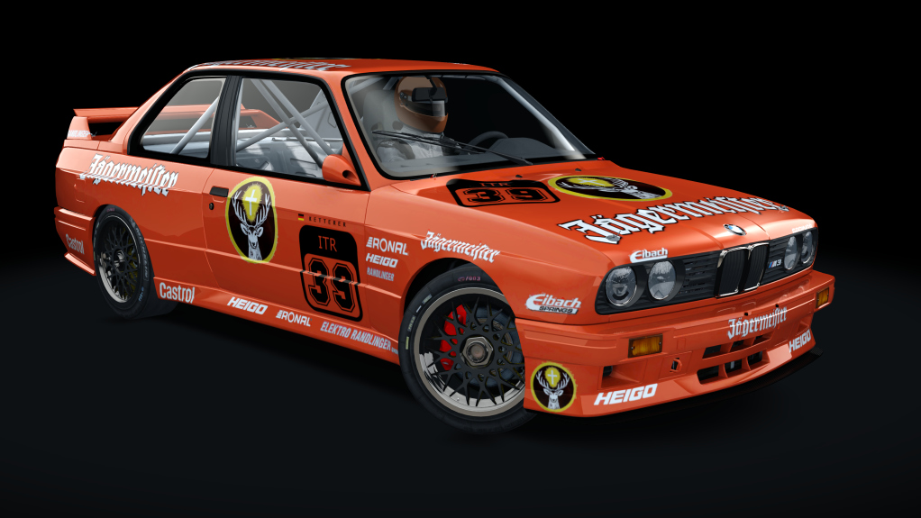 BMW M3 E30 Gr.A 92, skin Jagermeister-39