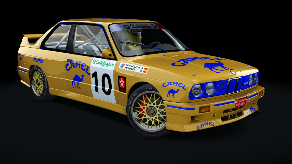 BMW M3 E30 Gr.A 92, skin Ponce_Camel