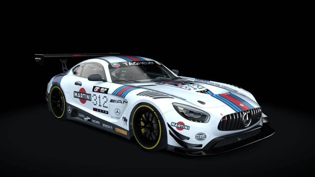 Mercedes-Benz AMG GT3, skin ACRL_S19_1_Henessey'sMerc