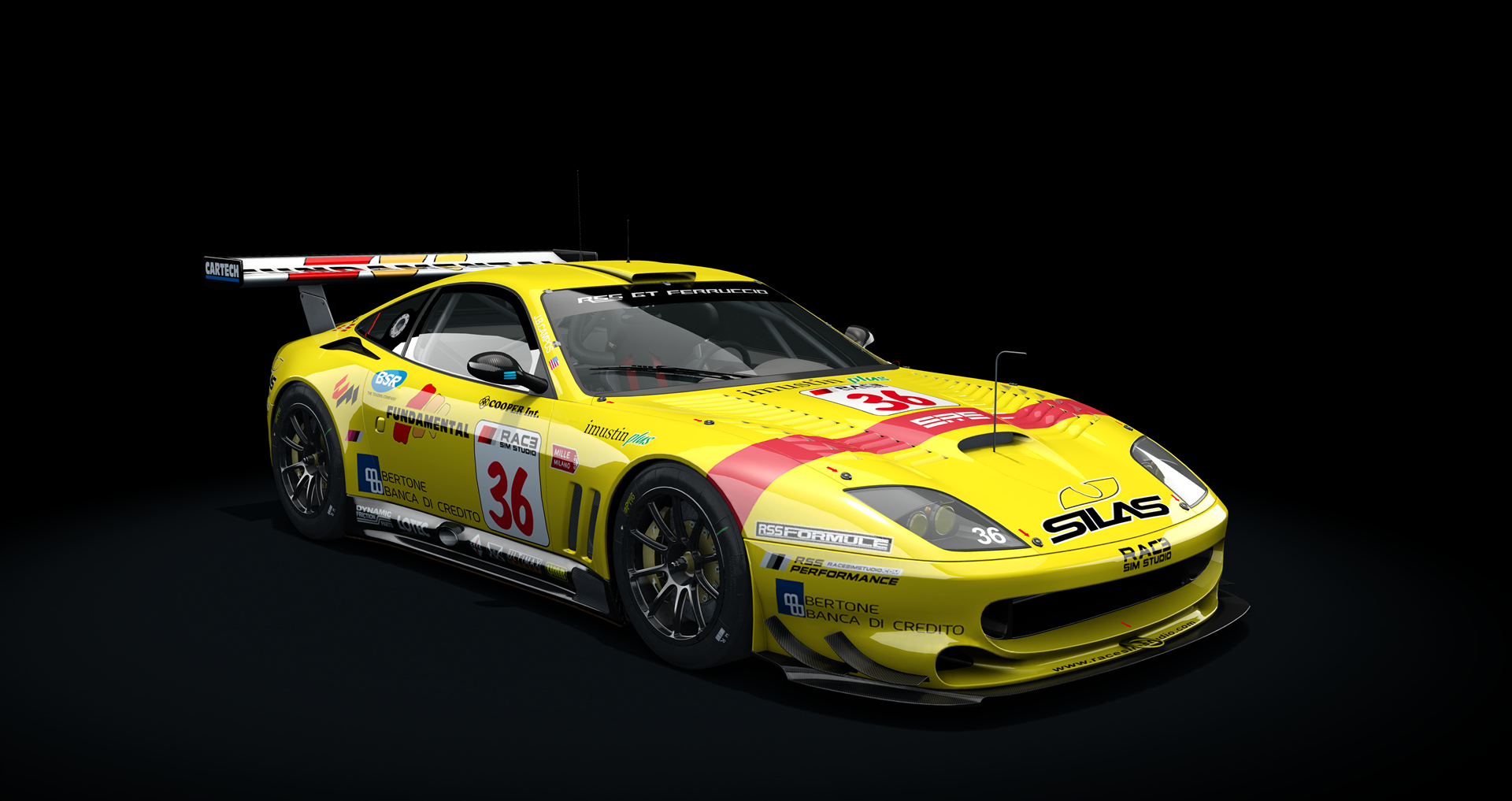 GT Ferruccio 55 V12, skin 36_Fundamental_yellow
