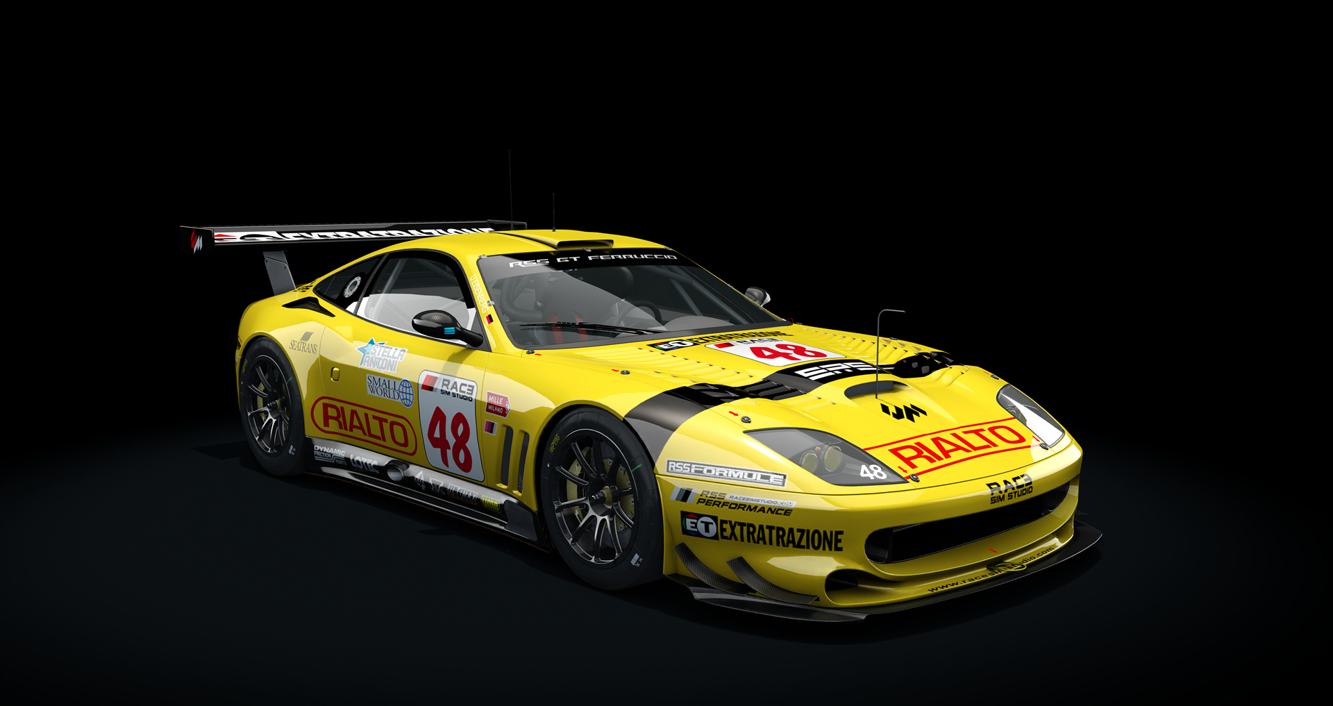 GT Ferruccio 55 V12, skin 48_Rialto_yellow