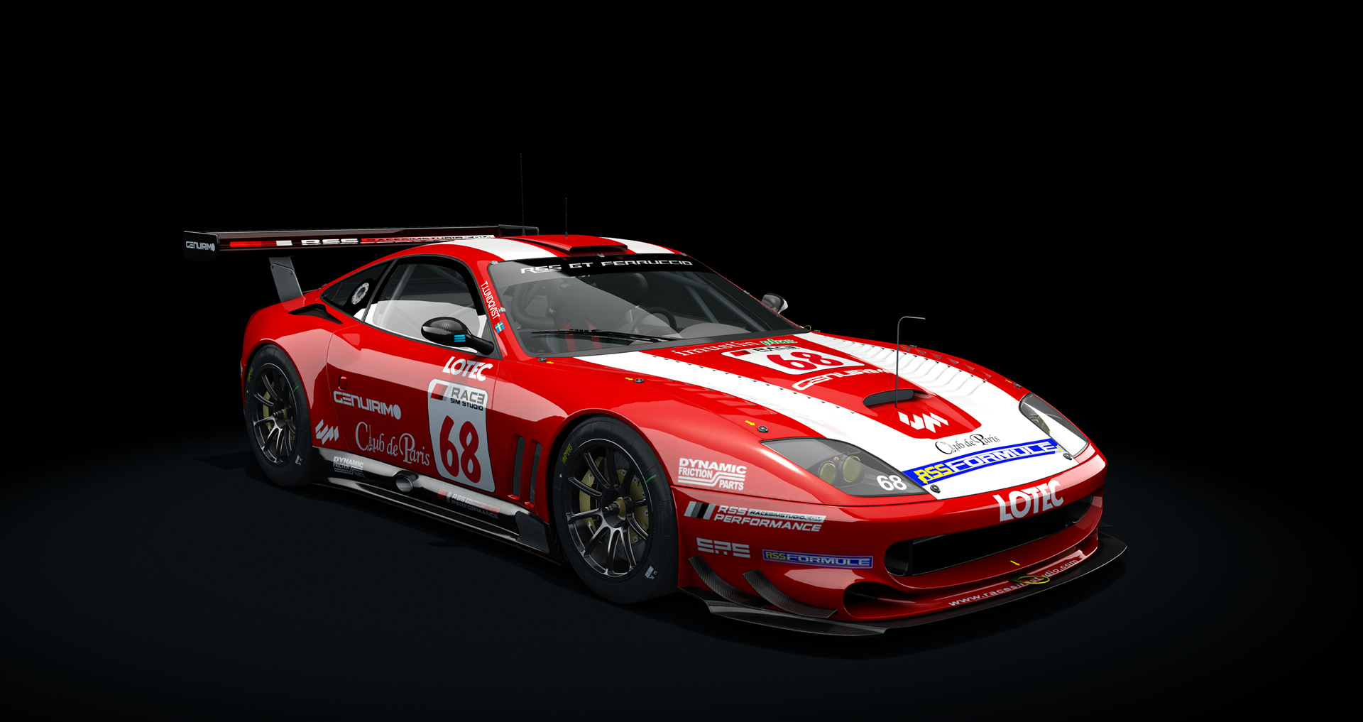 GT Ferruccio 55 V12, skin 68_Club_de_Paris_red