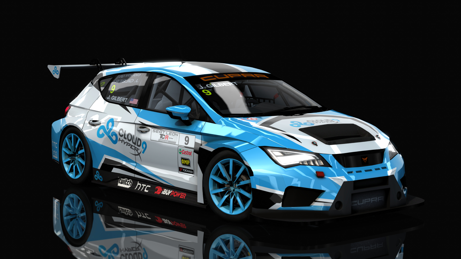 Seat Cupra TCR, skin Jordan_Gilbert_c9
