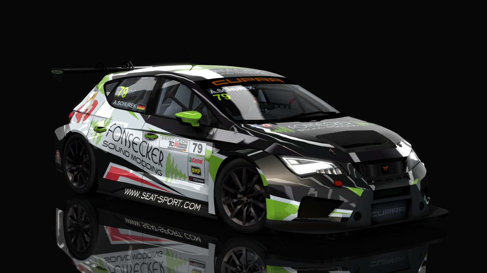 Seat Cupra TCR, skin alfons_schurek