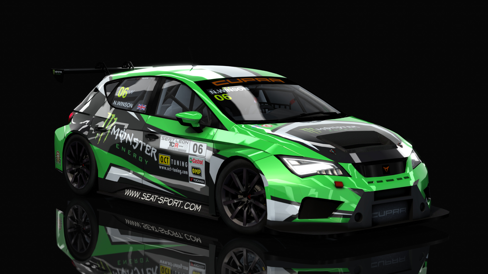 Seat Cupra TCR, skin nay_winson