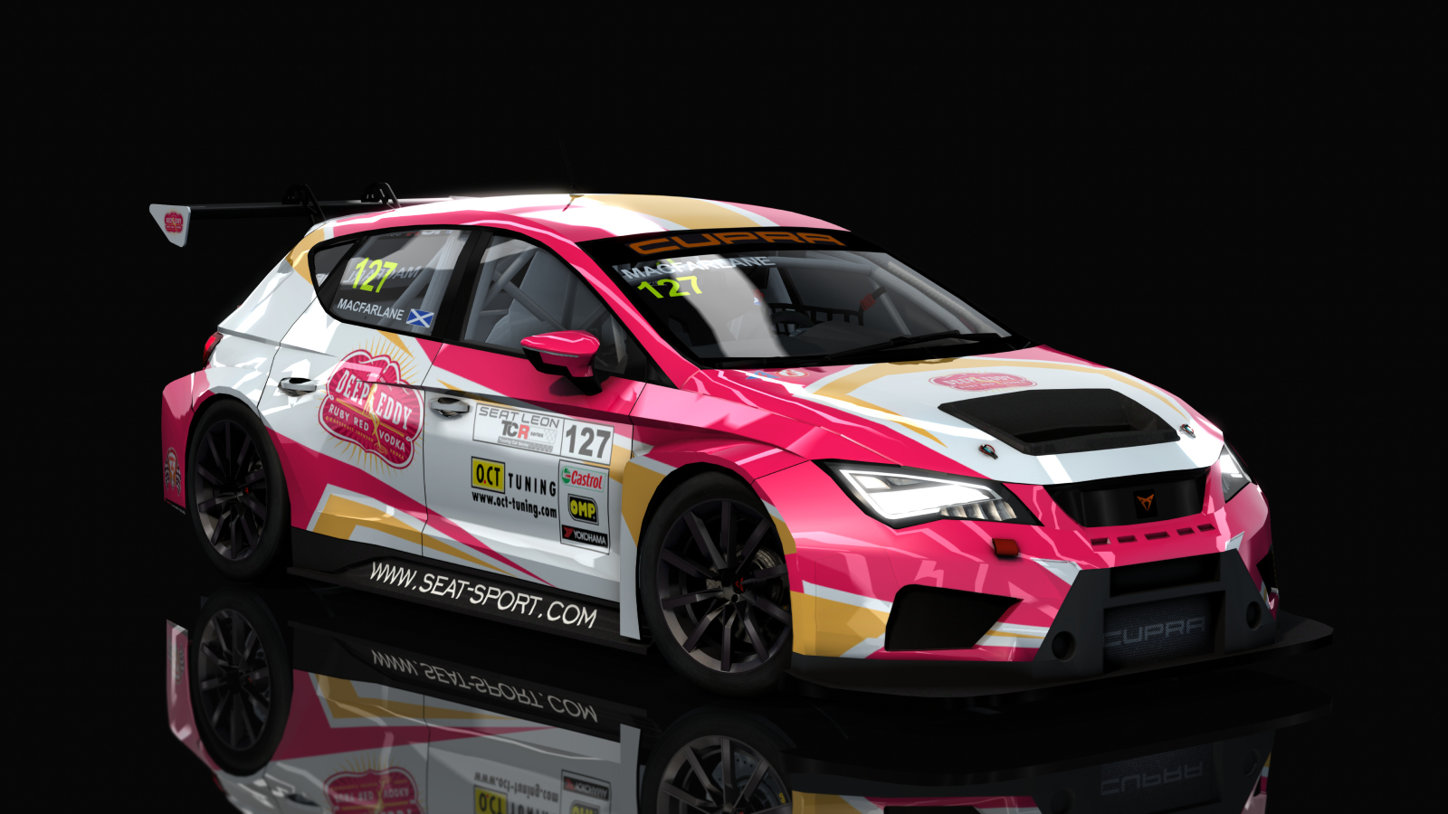 Seat Cupra TCR, skin ross_macfarlane